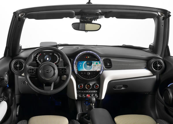 Tablero de instrumentos del MINI Convertible.