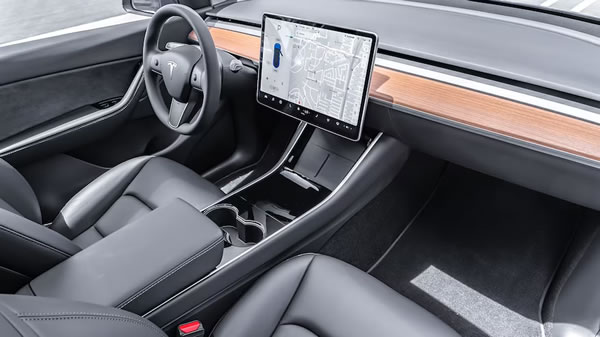 Tablero de instrumentos del Tesla Model Y.