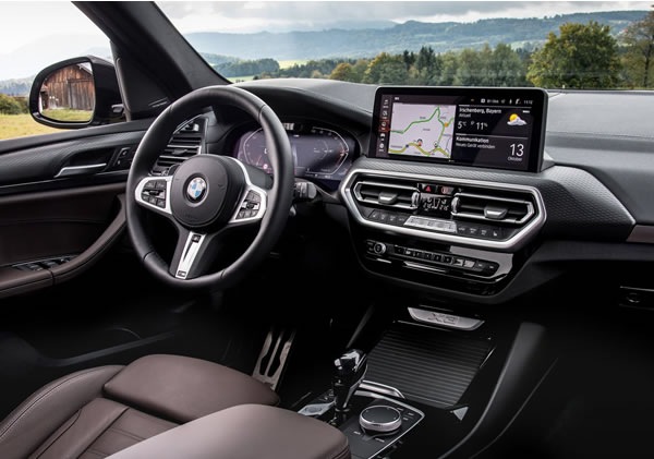 Tablero de instrumentos de la BMW Serie X3.