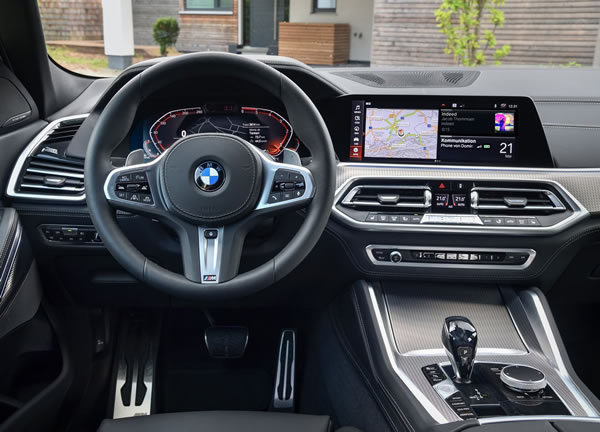 Tablero de instrumentos del BMW Serie X6.